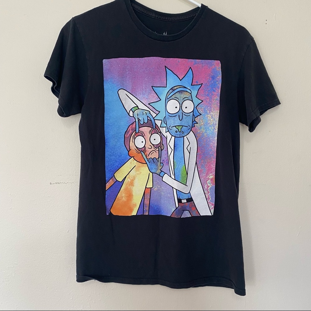Rick and Morty Ripple Junction Black T shirt Small